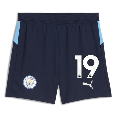 Pantaloncini da calcio bambino Manchester City 2025/26 con numero #19