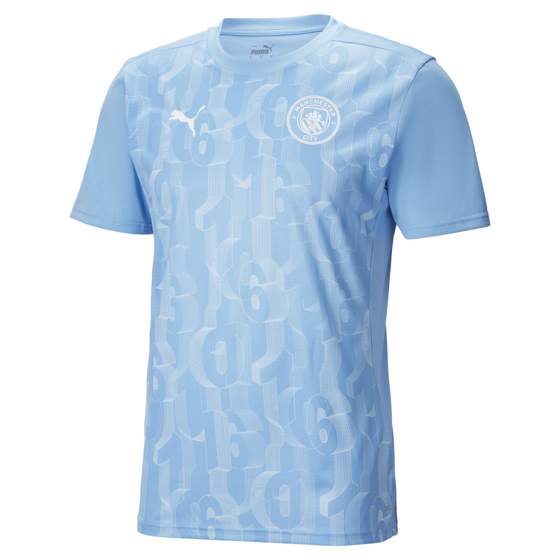 MCFC MW MENS PREMATCH JERSEY SS - team light blue