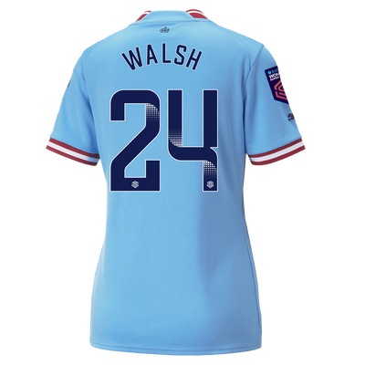 Women's Manchester City Home Jersey 22/23 with WALSH 24 printing