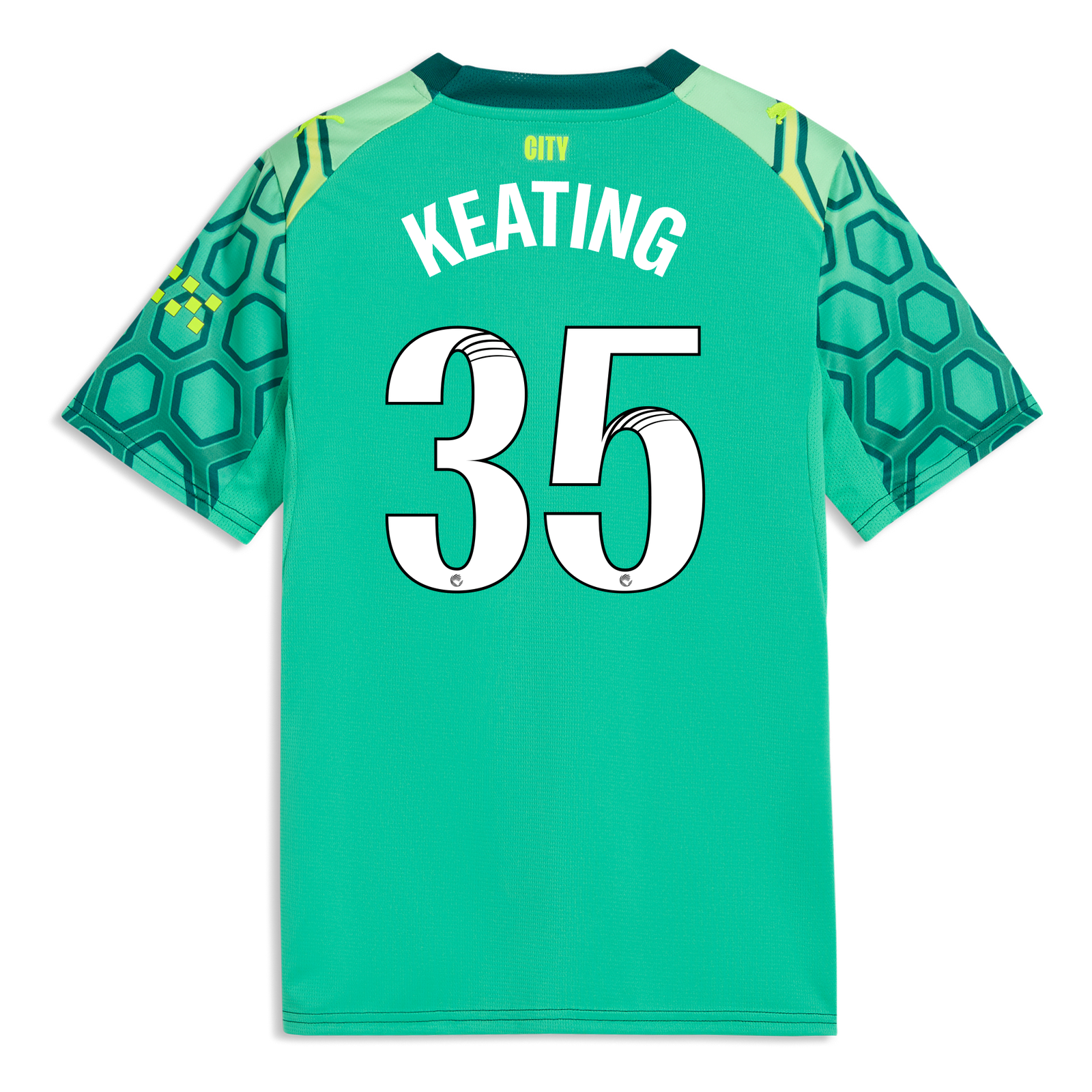 キッズ マンチェスター・シティ GKユニフォーム 2026/27 KEATING 35