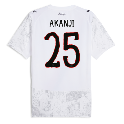 Manchester City KidSuper Trikot 2025/26 mit AKANJI 25 Bedruckung