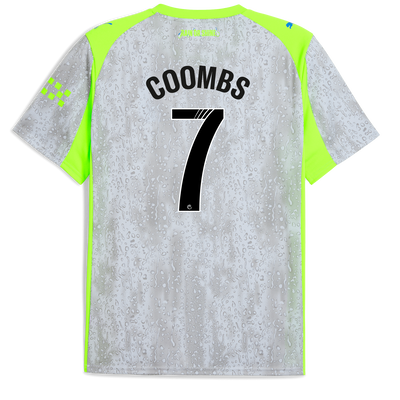 Manchester City Third Jersey 2025/26 With COOMBS 7 Printing