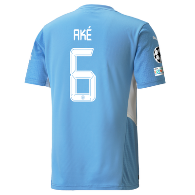 Manchester City Home Shirt 21/22 with Nathan Aké printing