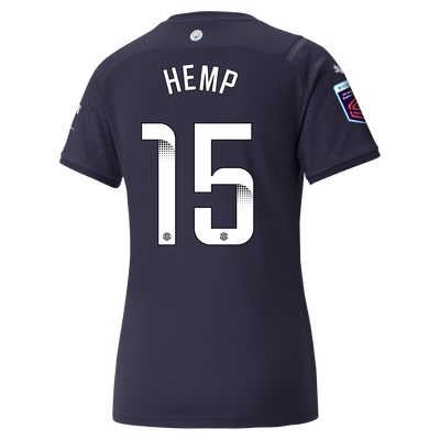 Womens Manchester City 3rd Shirt 21/22 with Lauren Hemp printing