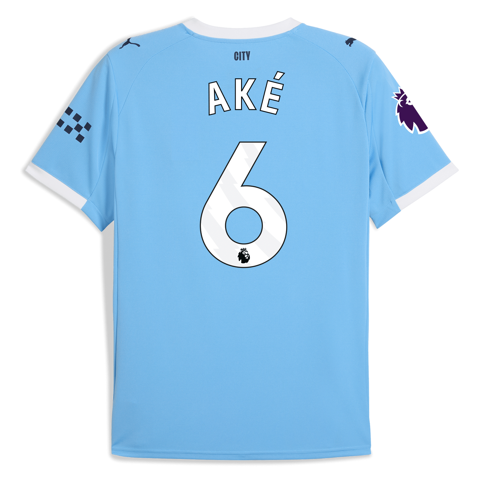Manchester City Ake 6番 Lサイズ シャツ 旧正月 Manchester City Home Jersey 2025/26 With AKÉ 6 Printing | Official