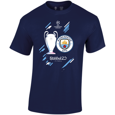 Manchester City UEFA Champions League-Finalisten-T-Shirt