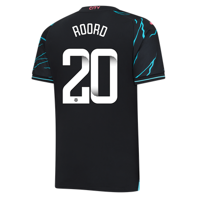 Manchester City Authentic Third Jersey 2023/24 with ROORD 20 printing