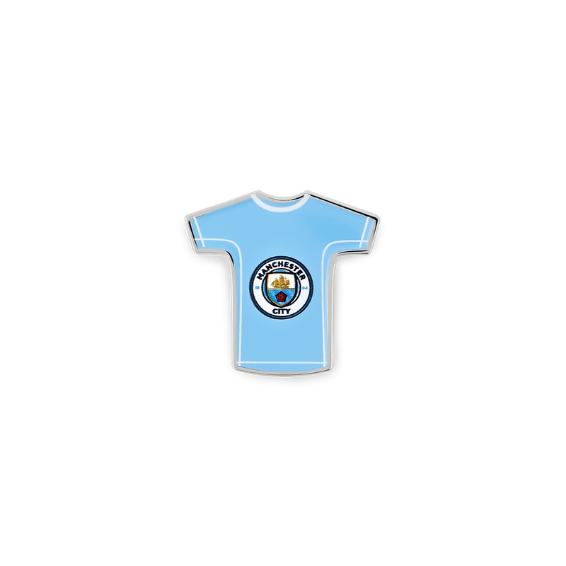 MCFC SHIRT PIN BADGE - blue