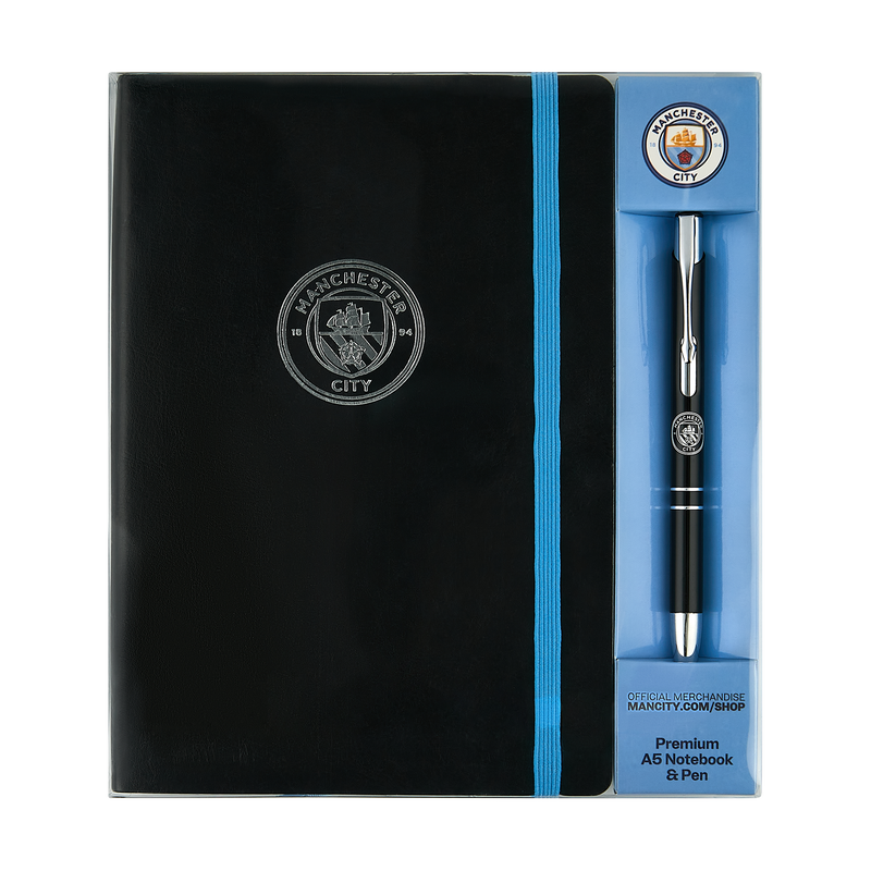 MCFC FW A5 NOTEBOOK & PEN SET - black