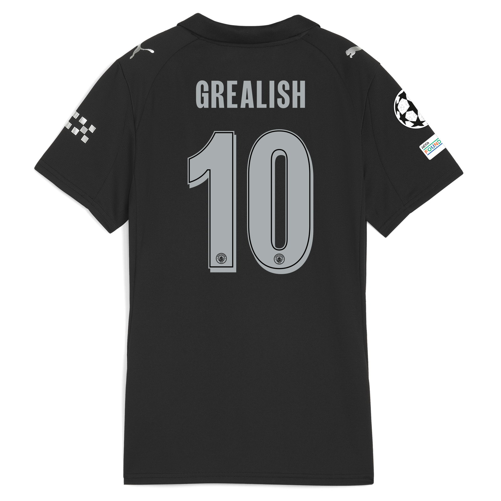 ウェア Manchester City No.10 jack grealish Women's Manchester City Away Jersey 2025/26 With GREALISH 10