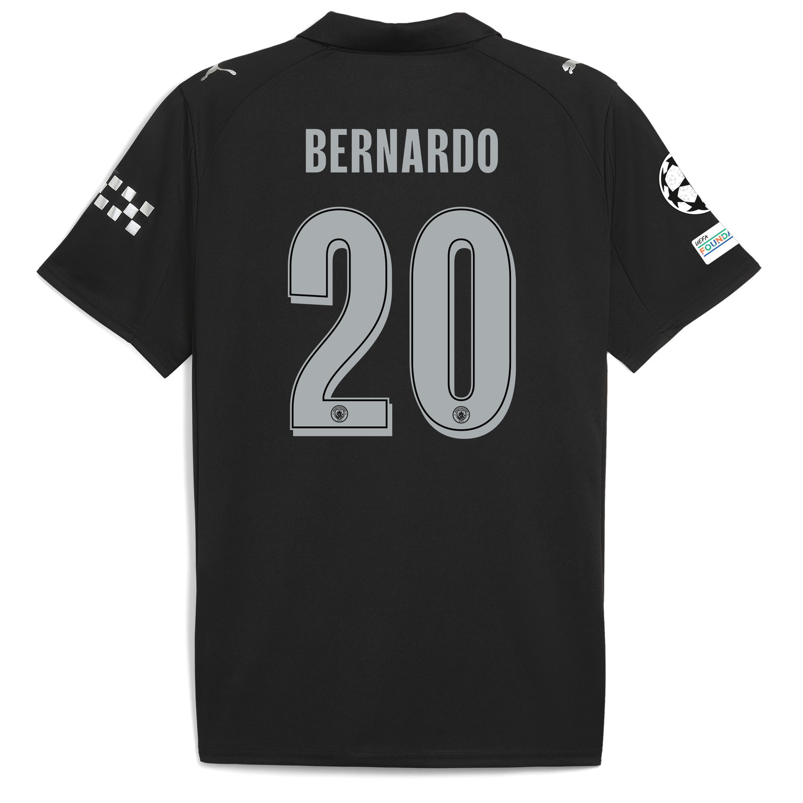 マンチェスター・シティ BERNARDO 20番 シャツ マンチェスター・シティ 2025/26 アウェイ BERNARDO 20プリント