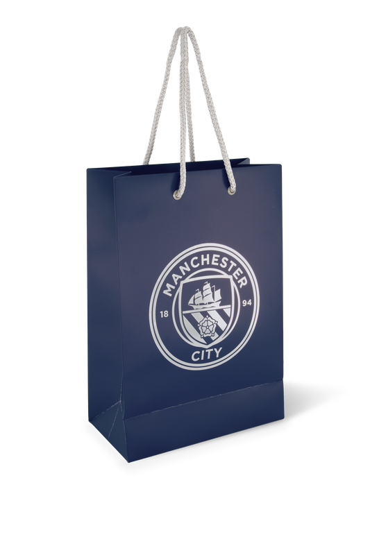 MCFC LARGE GIFT BAG - navy