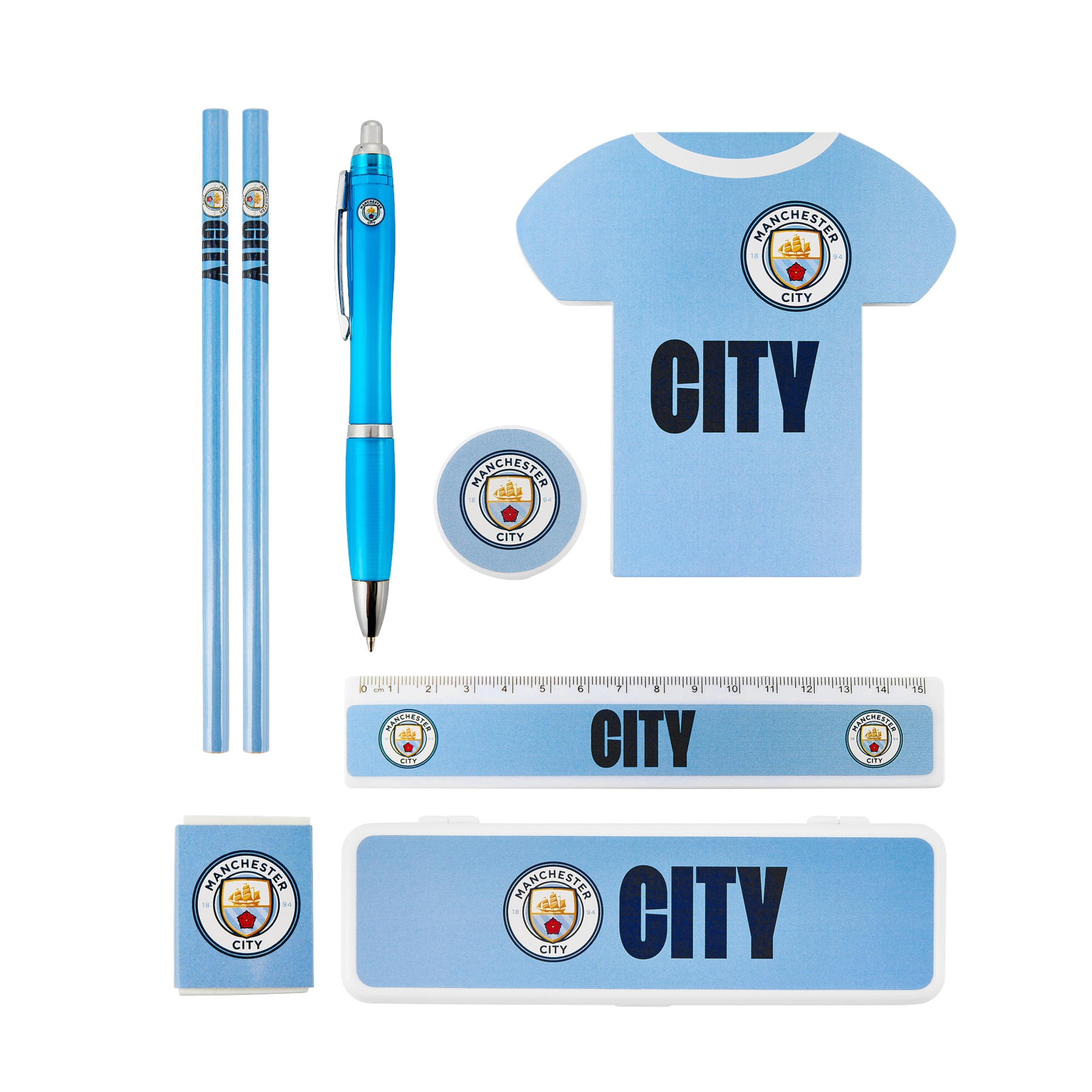 Manchester City Flachmann – Edelstahl, Antik-Design, 170 Ml, In Geschenkbox, Offizielles Lizenzprodukt
