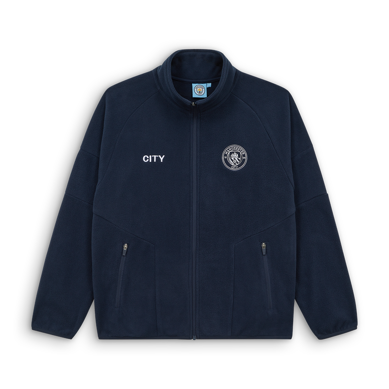 MCFC MENS FULL ZIP FLEECE - navy