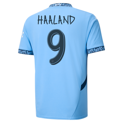 Camiseta 1ª Equipación Manchester City 2024/25 con estampado de HAALAND 9