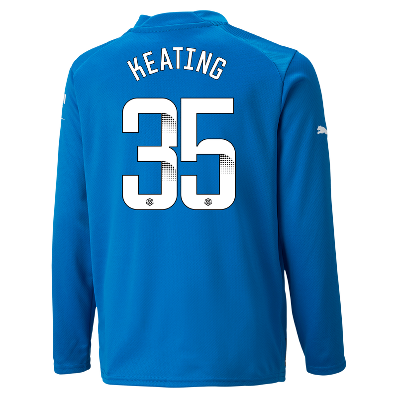 Manchester City Goalkeeper Jersey 2022/23 long sleeve with KEATING 35