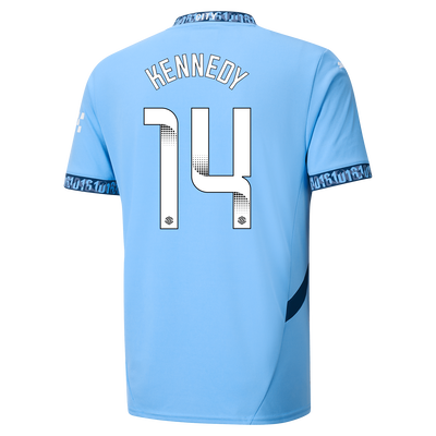Manchester City Home Jersey 2024/25 With KENNEDY 14 Printing