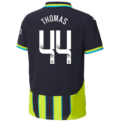 Kids' Manchester City Away Jersey 2024/25 with THOMAS 44 Printing