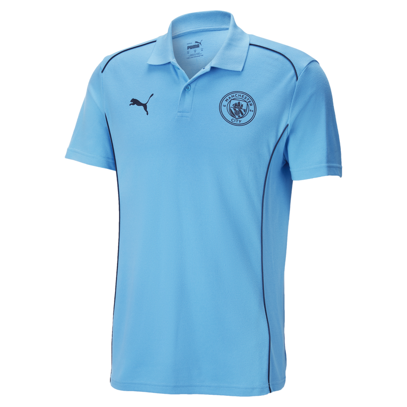 MCFC LW MENS CASUALS POLO - blue