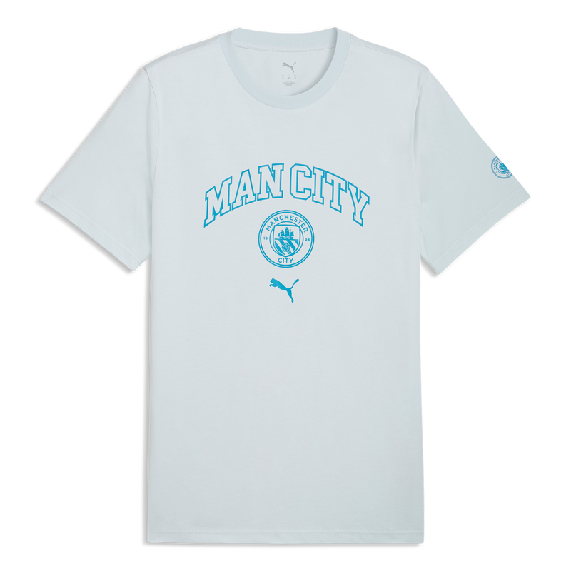 Man City FtblCulture Tee sea glass-tropical blue - Check out all Manchester City t-shirts online - Official Manchester City FC store