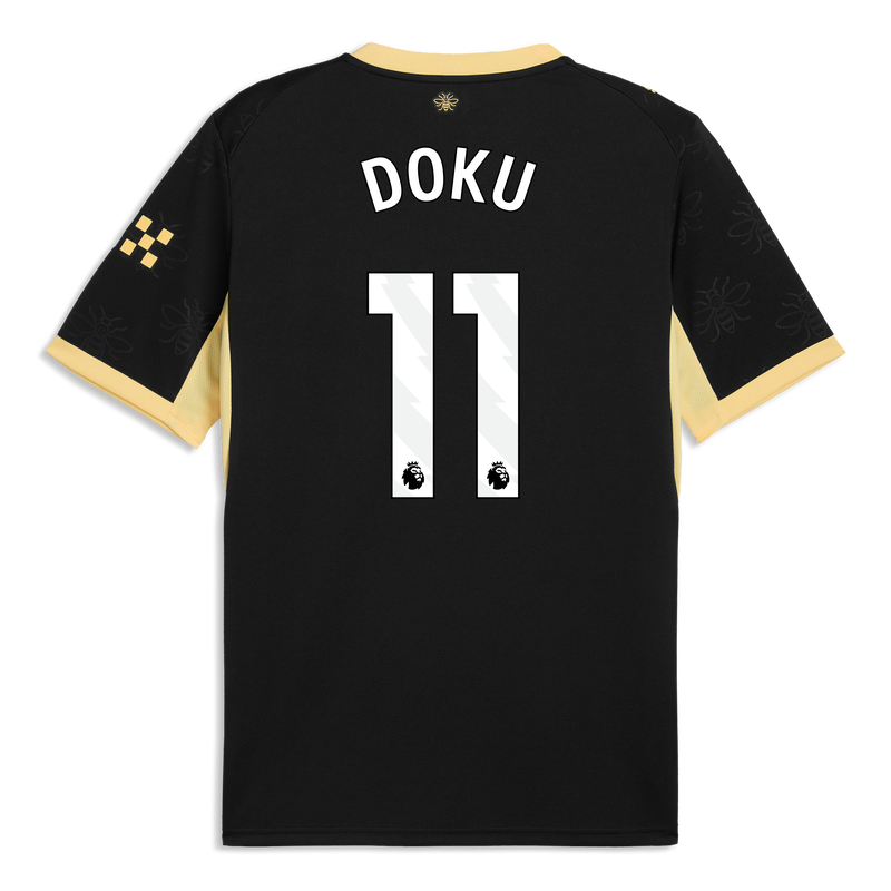 Manchester City Away Jersey 2026/27 With DOKU 11 Printing