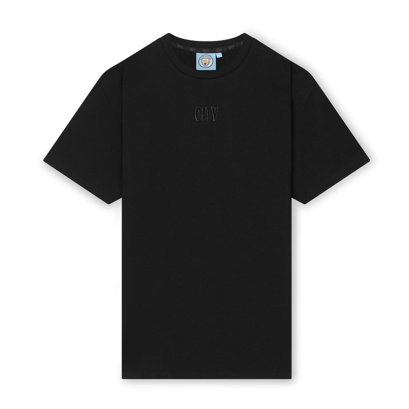 MCFC FW MENS CITY BLACKOUT TEE - Black