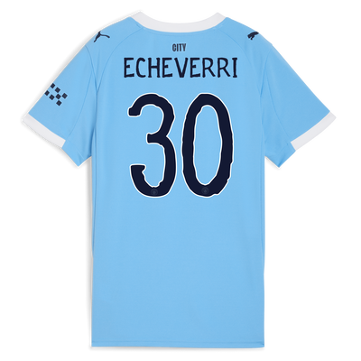 Manchester City Heimtrikot Damen 2025/26 mit ECHEVERRI 30 Aufdruck