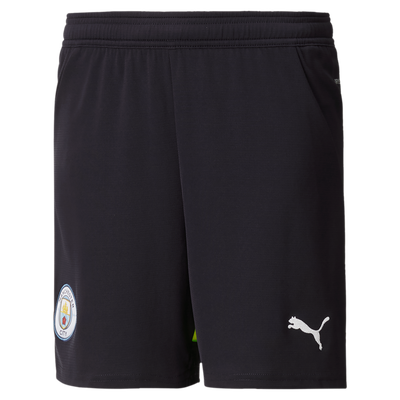 Kids' Manchester City Football Shorts 2024/25 with custom number