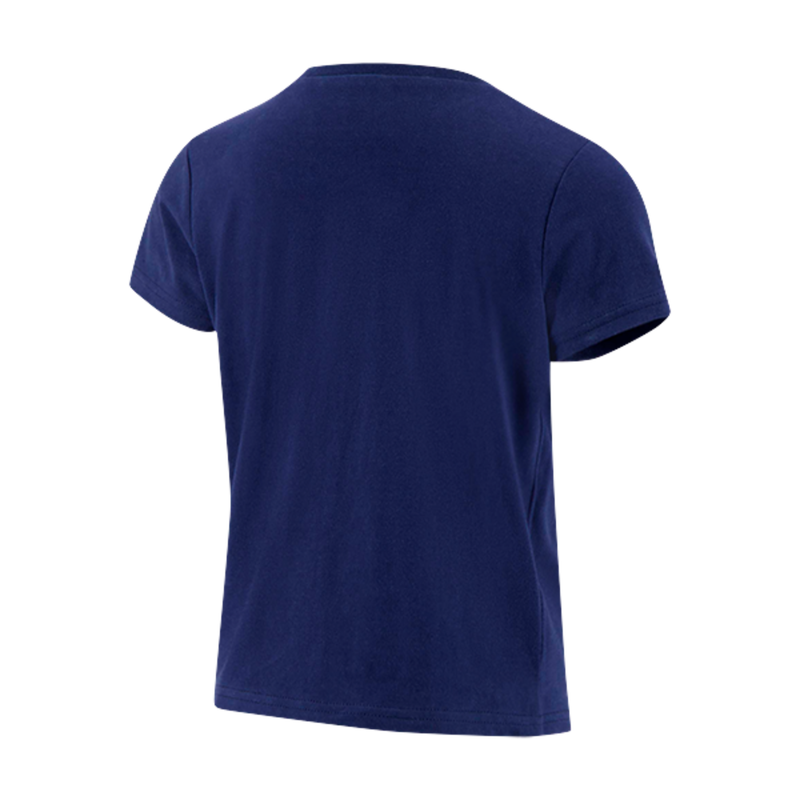 MCFC FW SPLATTER CREST TEE - navy