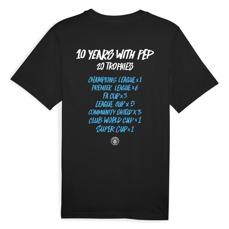 Manchester City Pep Game Changer Adults T-shirt | Official Man