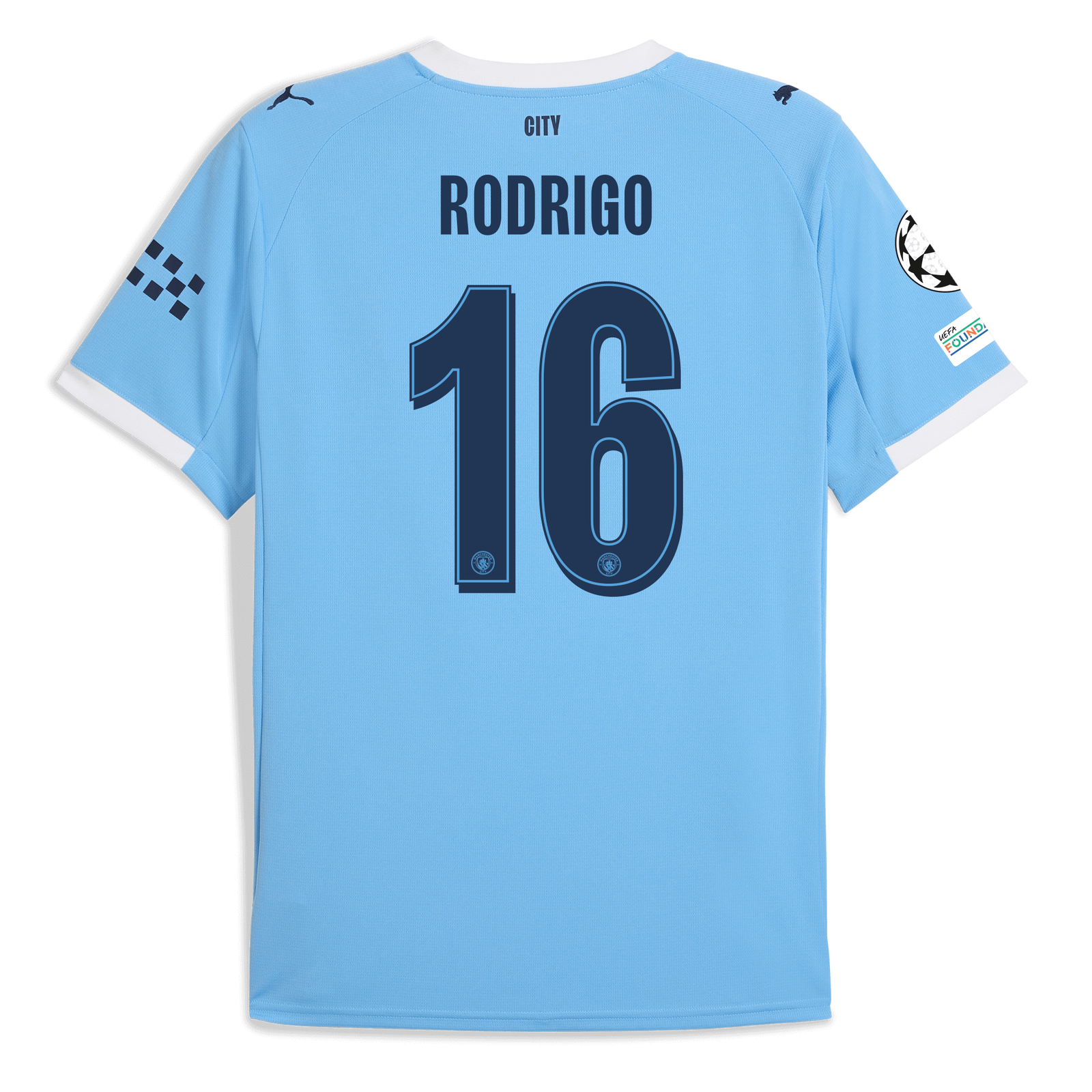 マンチェスター・シティ RODRIGO 16番ジャージ マンチェスター・シティ 2025/26 ズ ホームユニフォーム（ RODRIGO 16