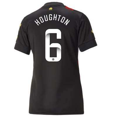 Women's Manchester City Away Jersey 2022/23 with HOUGHTON 6 printing