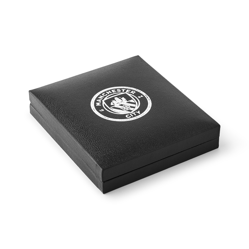 MCFC HEART PENDANT & CHAIN - silver