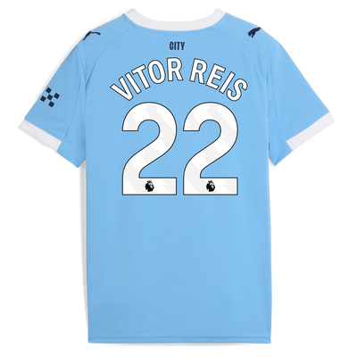 Manchester City Thuisshirt 2025/26 voor kinderen en VITOR REIS 22 bedrukking