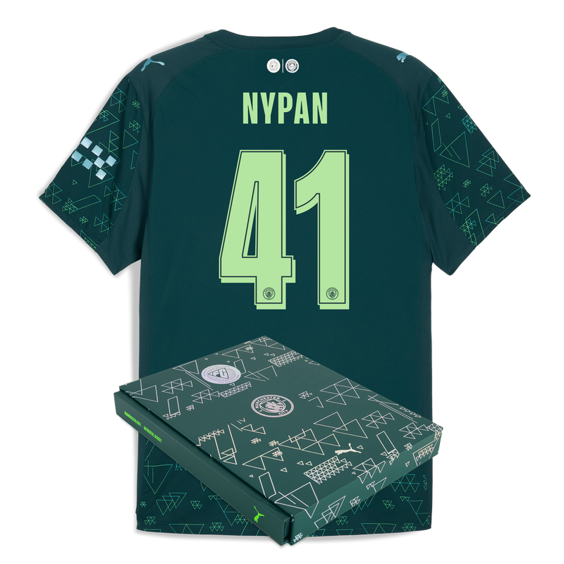 Man City EA SPORTS FC Authentic Jersey 2025/26 With NYPAN 41 Printing in Gift Box green - Size XXL from polyester for males