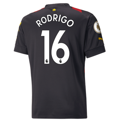 Manchester City Away Jersey 2022/23 with RODRIGO 16 printing