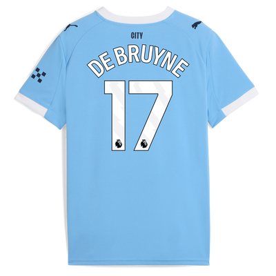 Maglia Home Manchester City 2025/26 per bambini con stampa DE BRUYNE 17