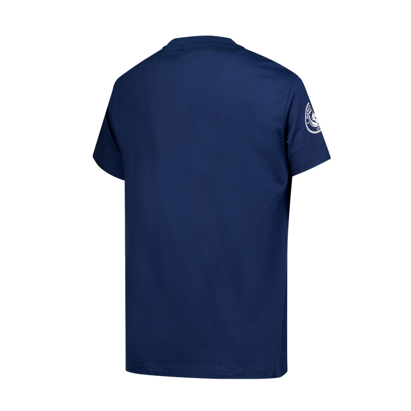 MCFC FW MENS CITY STRIPE TSHIRT - navy