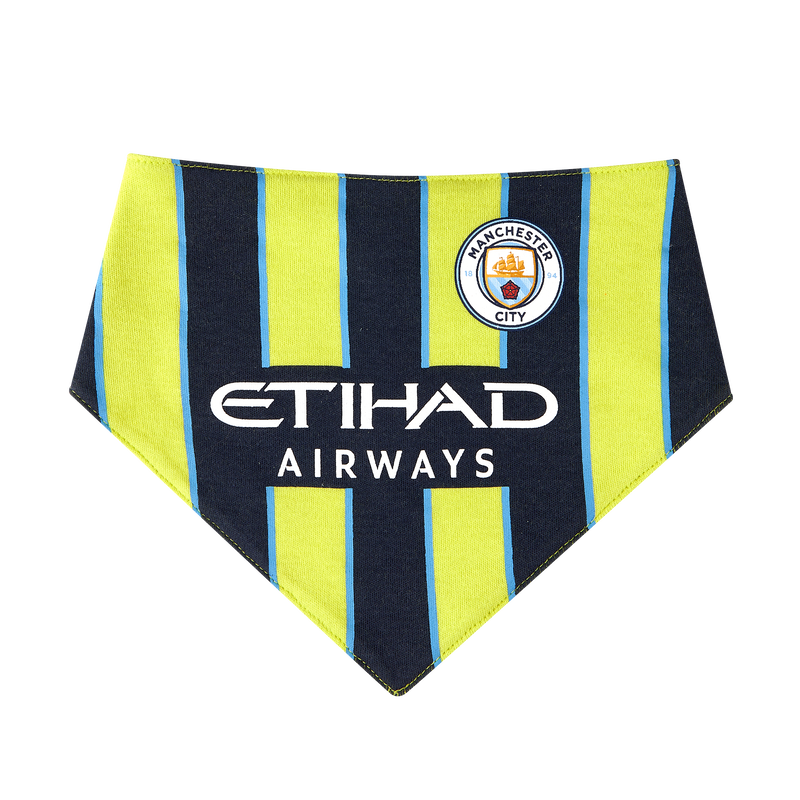 MCFC FW 24/25 BABY BIBS 2PACK - team light blue