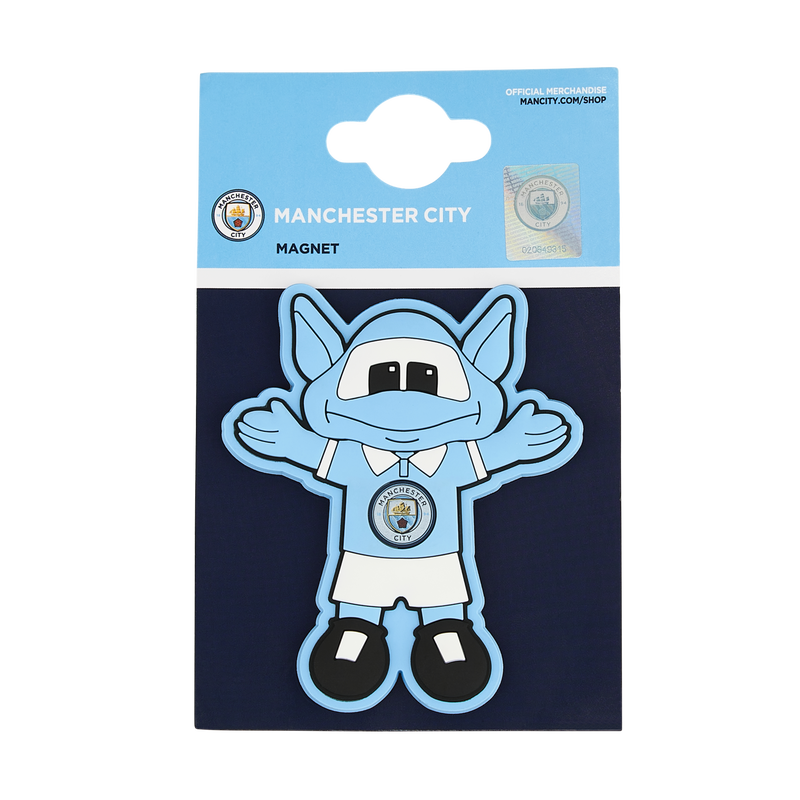 MCFC FW MOONCHESTER MASCOT MAGNET - blue