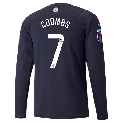 Manchester City 3rd Shirt Long Sleeve 21/22 with Laura Coombs printing