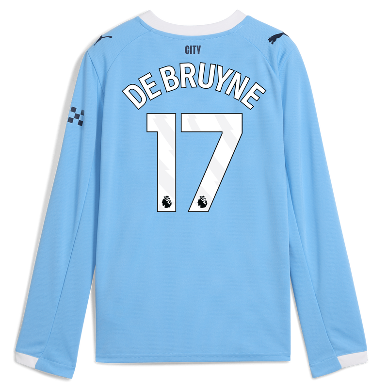KIDS Home SHIRT LS-DE BRUYNE-17-EPL-PL - 