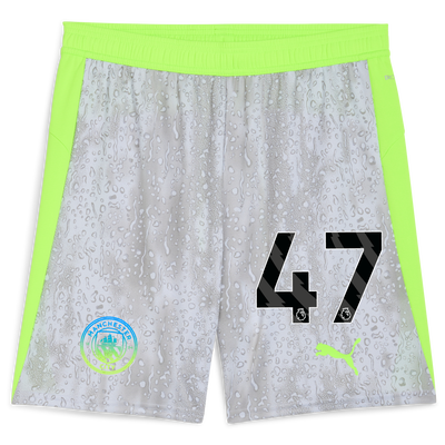 Manchester City Football Shorts 2025/26 with #47