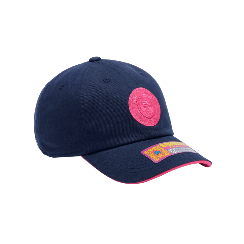 MCFC SMU BAMBO DAD CAP - navy / pink