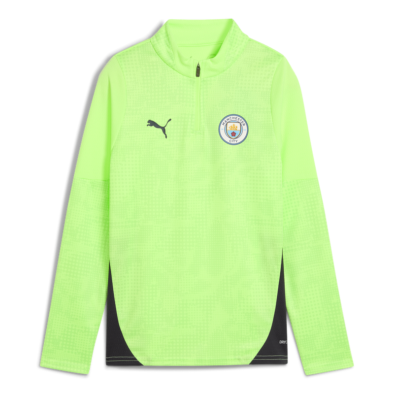 MCFC TR KIDS TRAINING 1/4 ZIP TOP - yellow