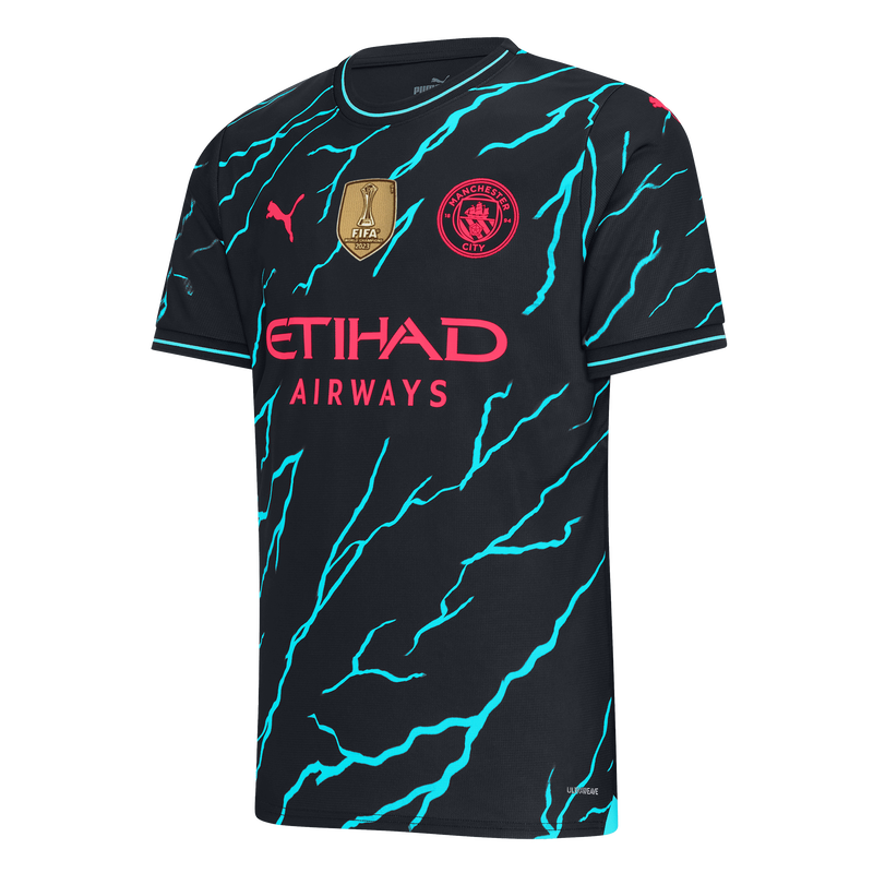 Manchester City Authentic Third Jersey 2023/24 with custom printing in Gift  Box