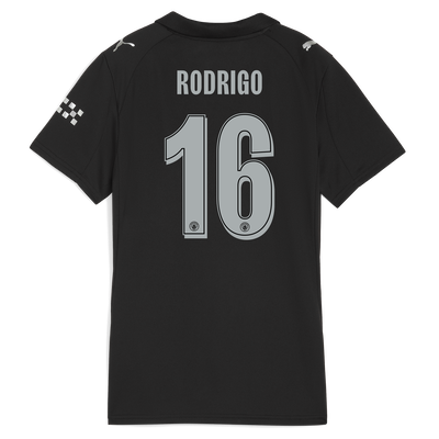 Women's Manchester City Away Jersey 2025/26 With RODRIGO 16 Printing
