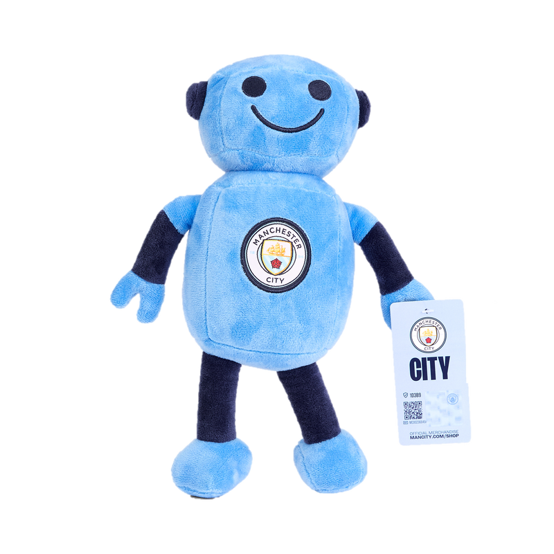 MCFC CITY ROBOT PLUSH - blue