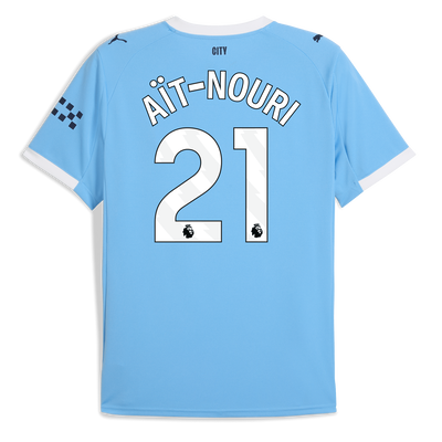 Manchester City Home Jersey 2025/26 With AÏT-NOURI 21 Printing