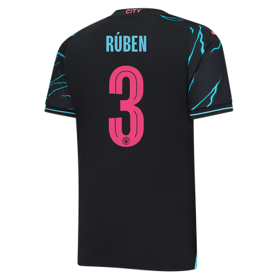 Manchester City Third Jersey 2023/24 with RÚBEN 3 printing